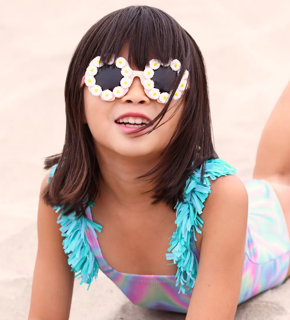 Billieblush Solbriller - UV40 - Pink Pale m. Blomster