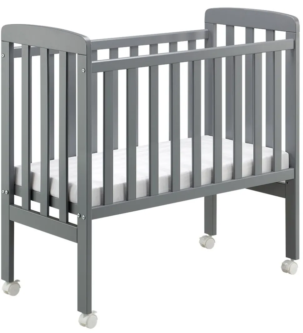 Bino Bedside Crib - By-My-Side - 90x46x88 cm - Grå