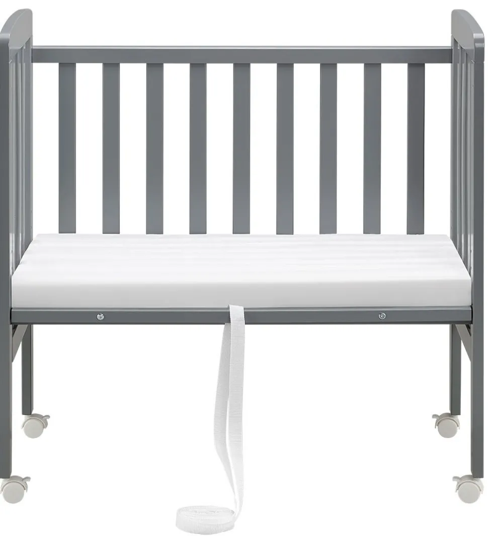 Bino Bedside Crib - By-My-Side - 90x46x88 cm - Grå