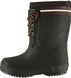 Bisgaard Termostøvler - Armygrøn/Brun m. Snøre