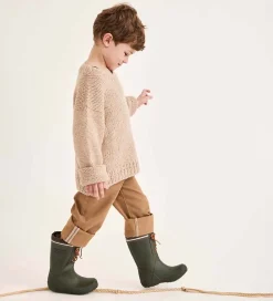 Bisgaard Termostøvler - Armygrøn/Brun m. Snøre