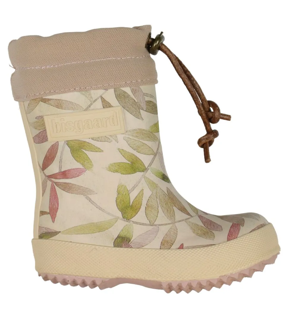 Bisgaard Termostøvler - Beige Leaves