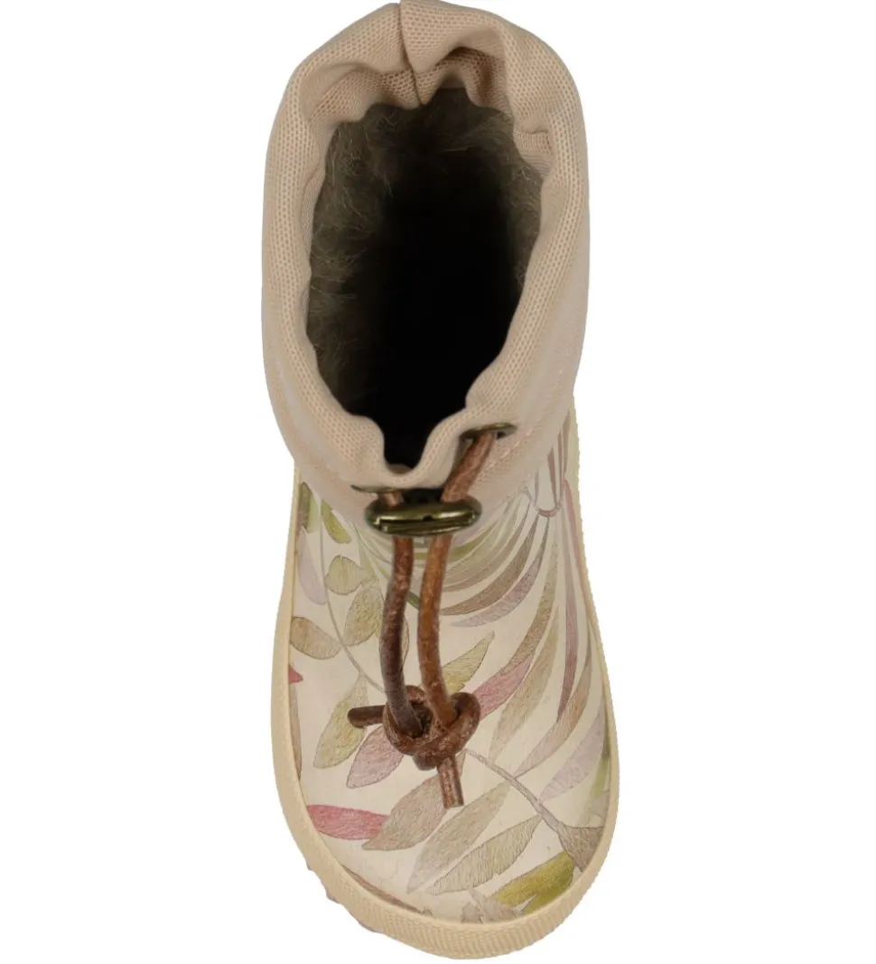 Bisgaard Termostøvler - Beige Leaves