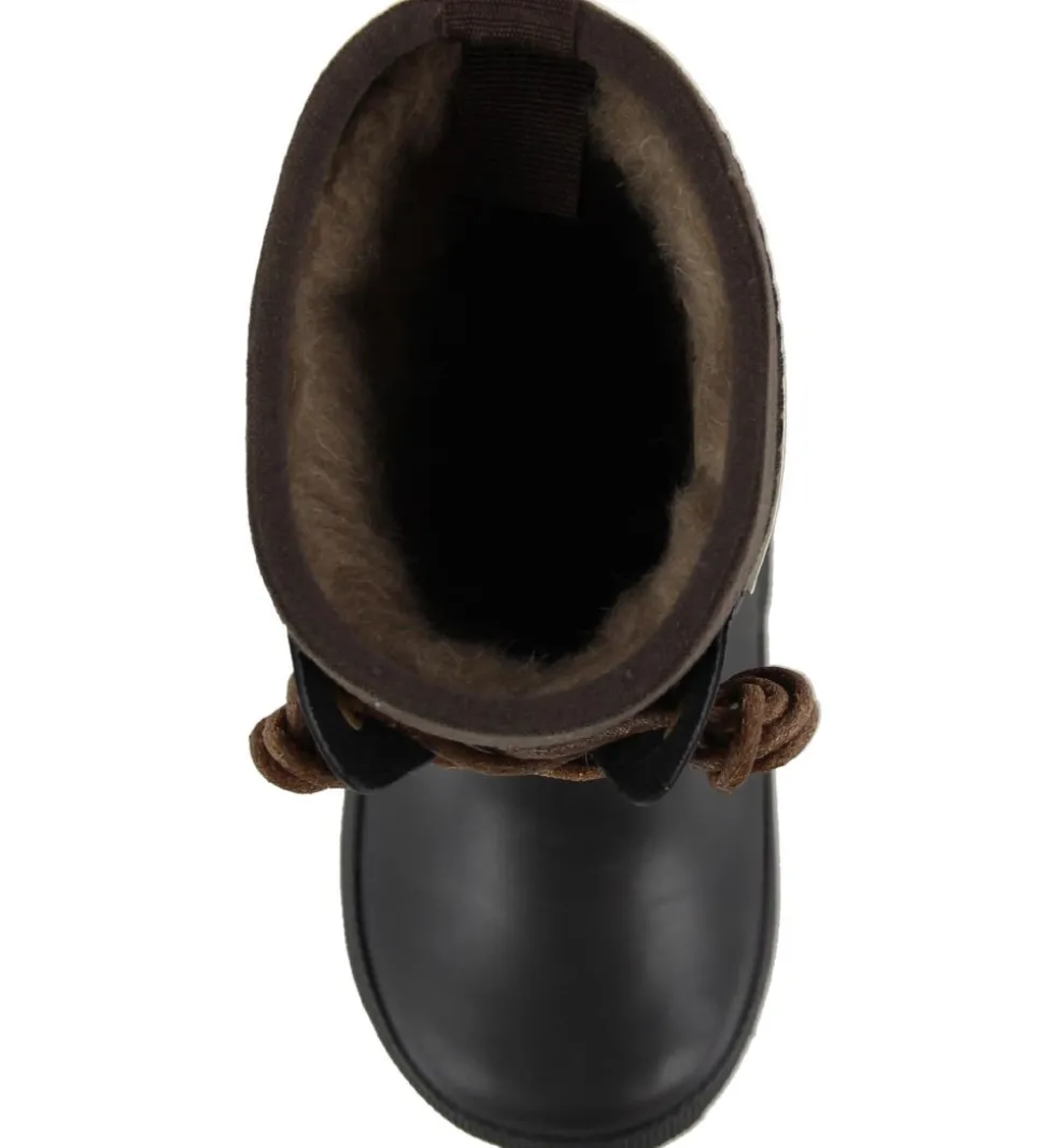 Bisgaard Termostøvler - Sort/Brun m. Snøre