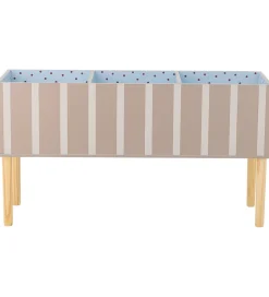 Bloomingville Bogkasse - Salam - 90 cm - Brun m. Striber