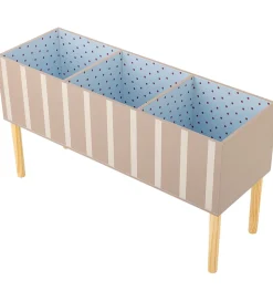 Bloomingville Bogkasse - Salam - 90 cm - Brun m. Striber