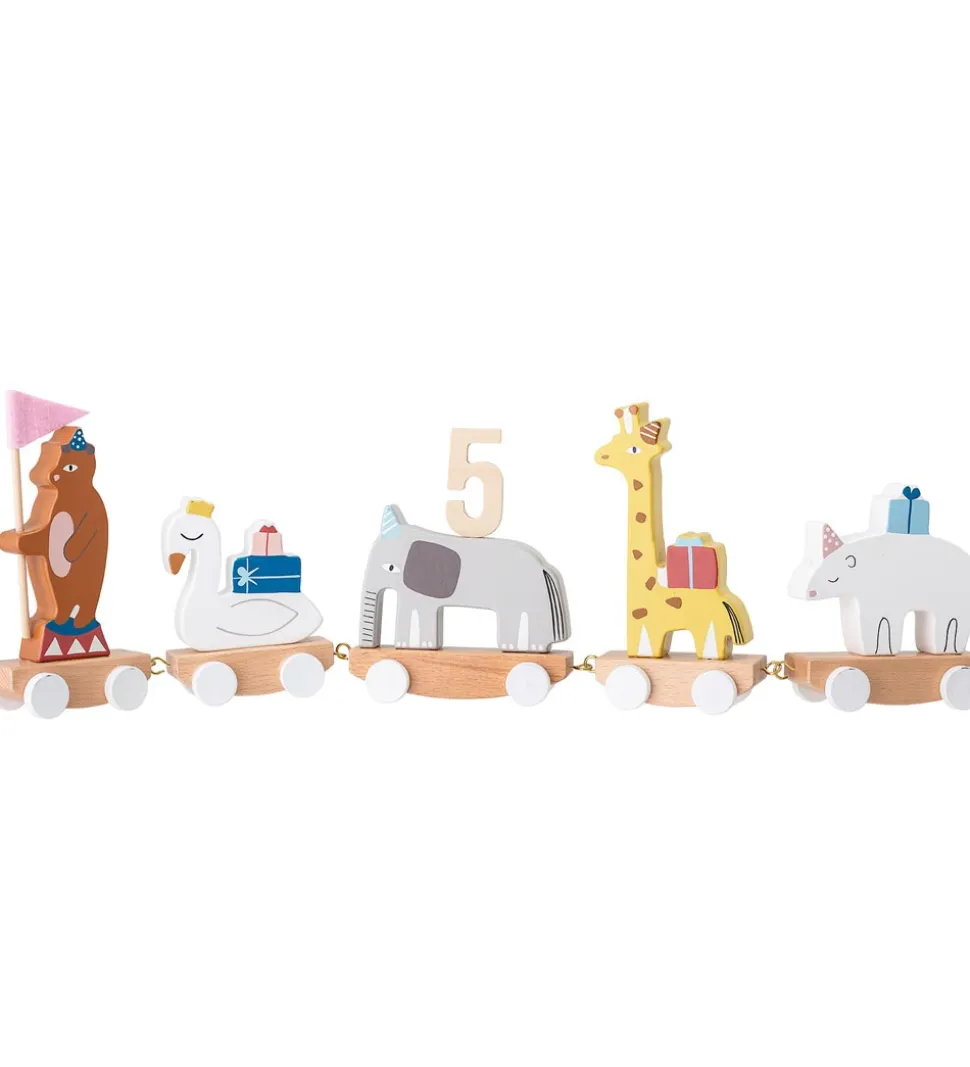 Bloomingville Fødselsdagstog - 53 cm - Mutifarvet