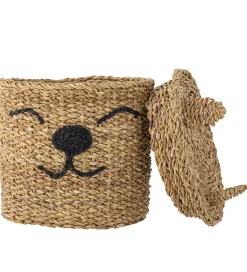 Bloomingville Kurv m. Låg - 26x30 cm - Mikki - Søgræs - Natur