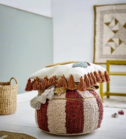 Bloomingville Mini Puf - 44x26 cm - Charoline - Brun