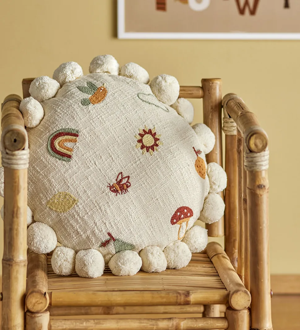 Bloomingville Pude - Ø40 cm - Agnes Pude - Natur