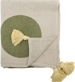 Bloomingville Tæppe - Clennie - Natur