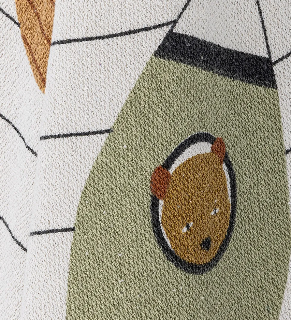 Bloomingville Tæppe - Space Plaid - Natur