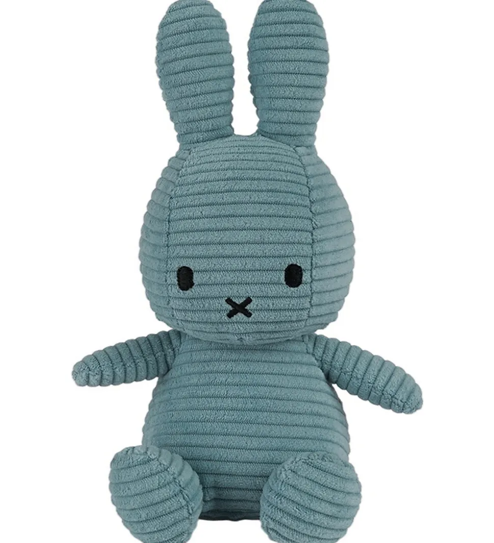 Bon Ton Toys Bamse - 23 cm - Miffy ECO Corduroy - Aviator Blue