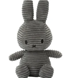 Bon Ton Toys Bamse - 23 cm - Miffy ECO Corduroy - Grey