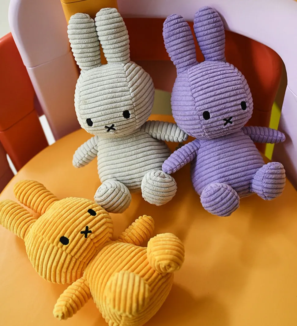Bon Ton Toys Bamse - 23 cm - Miffy ECO Corduroy - Ltd. Edition D