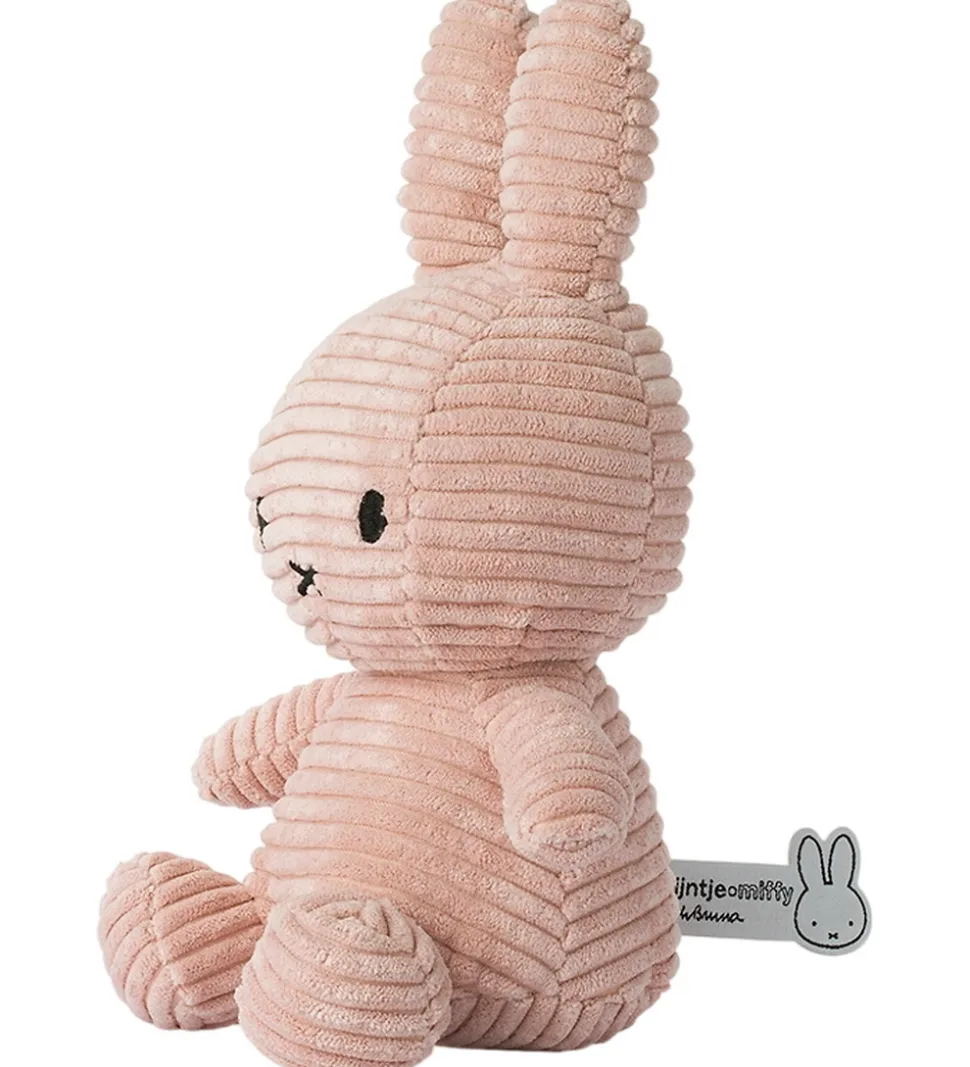 Bon Ton Toys Bamse - 23 cm - Miffy ECO Corduroy - Misty Rose