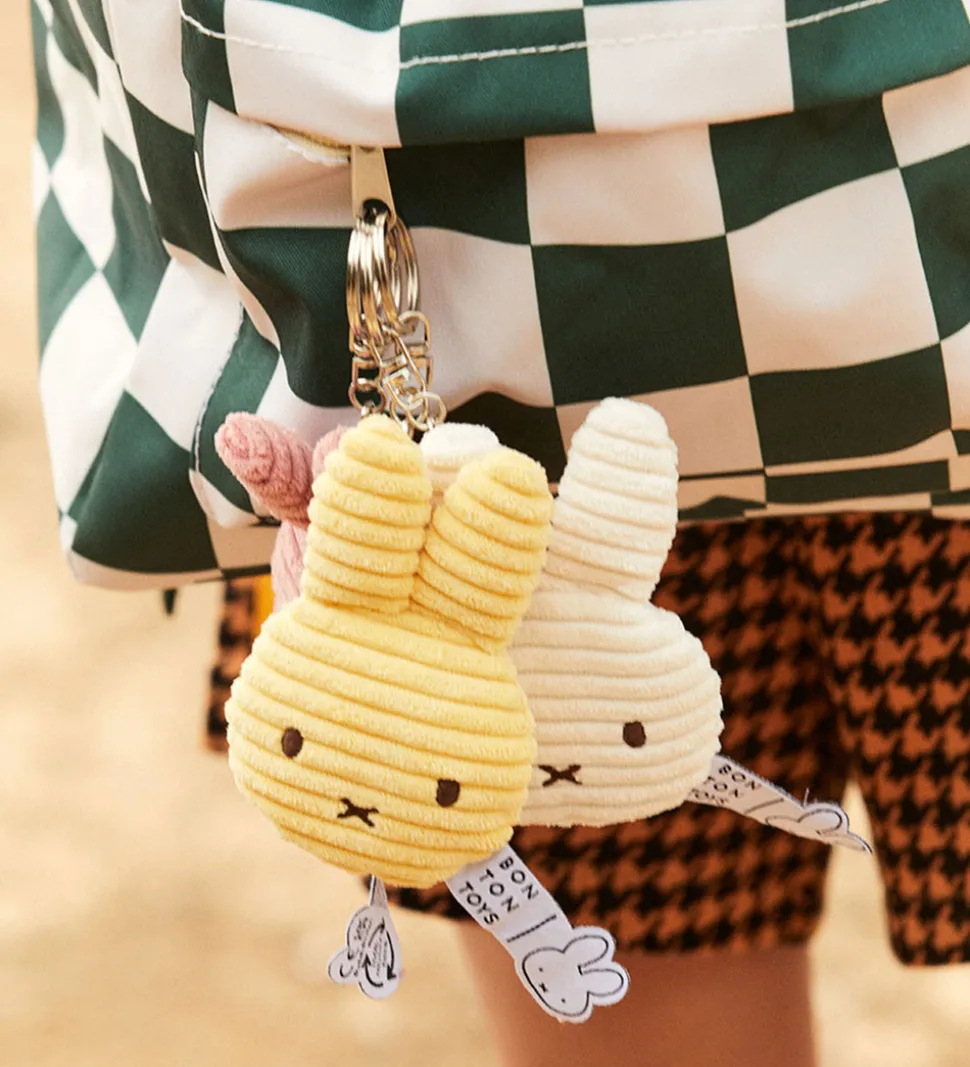 Bon Ton Toys Nøglering - 10 cm - Miffy Flat Keychain Corduroy -