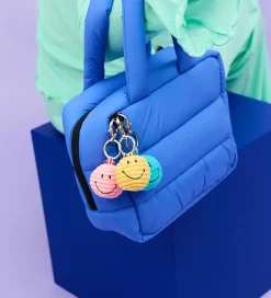 Bon Ton Toys Nøglering - 4,5 cm - Smiley Keychain ECO Corduroy -