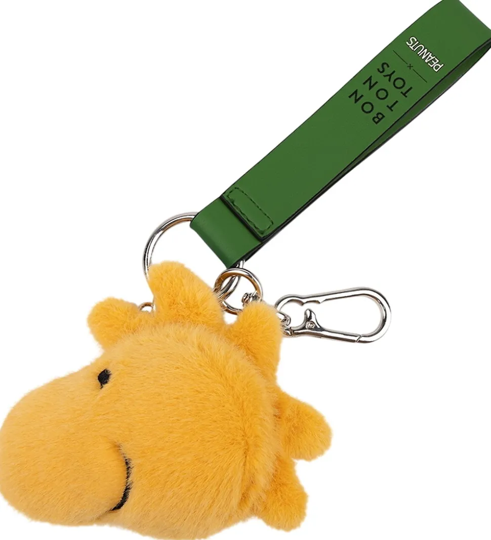 Bon Ton Toys Nøglering - 9 cm - Woodstock ECO Fuzzy Yellow bag