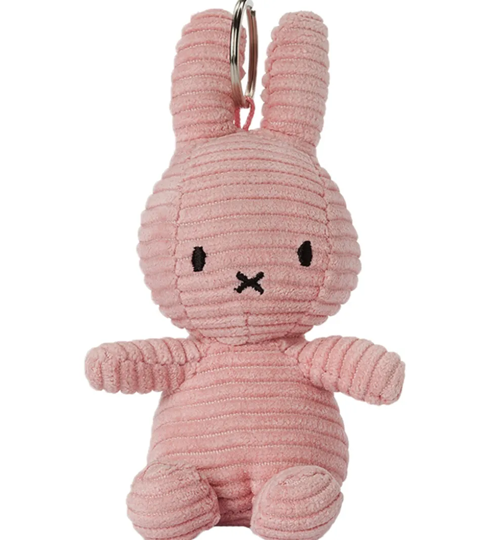 Bon Ton Toys Nøglering - 12 cm - Miffy ECO Corduroy - Pink