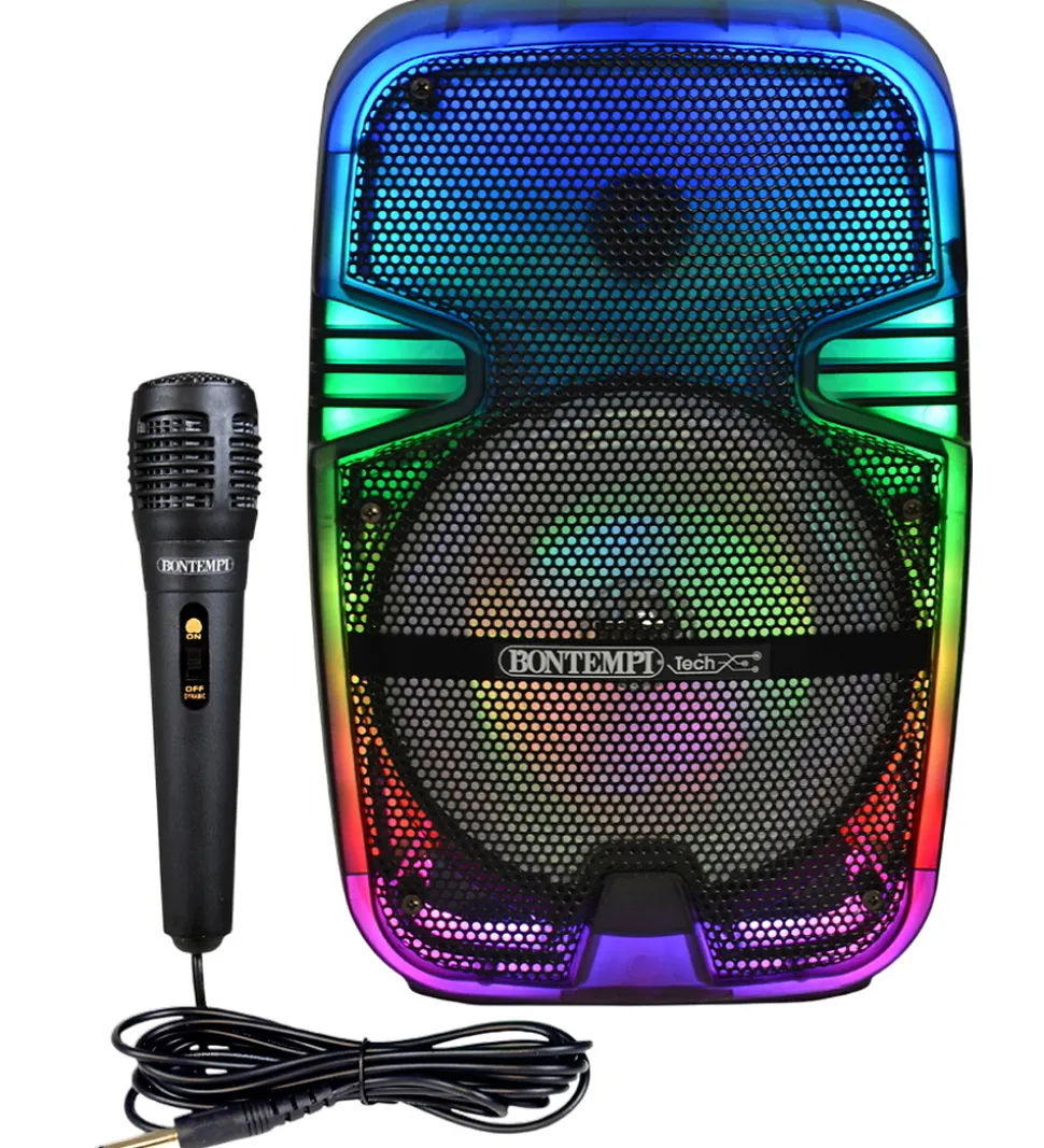 Bontempi Højtaler m. Mikrofon/Lys - Trådløs