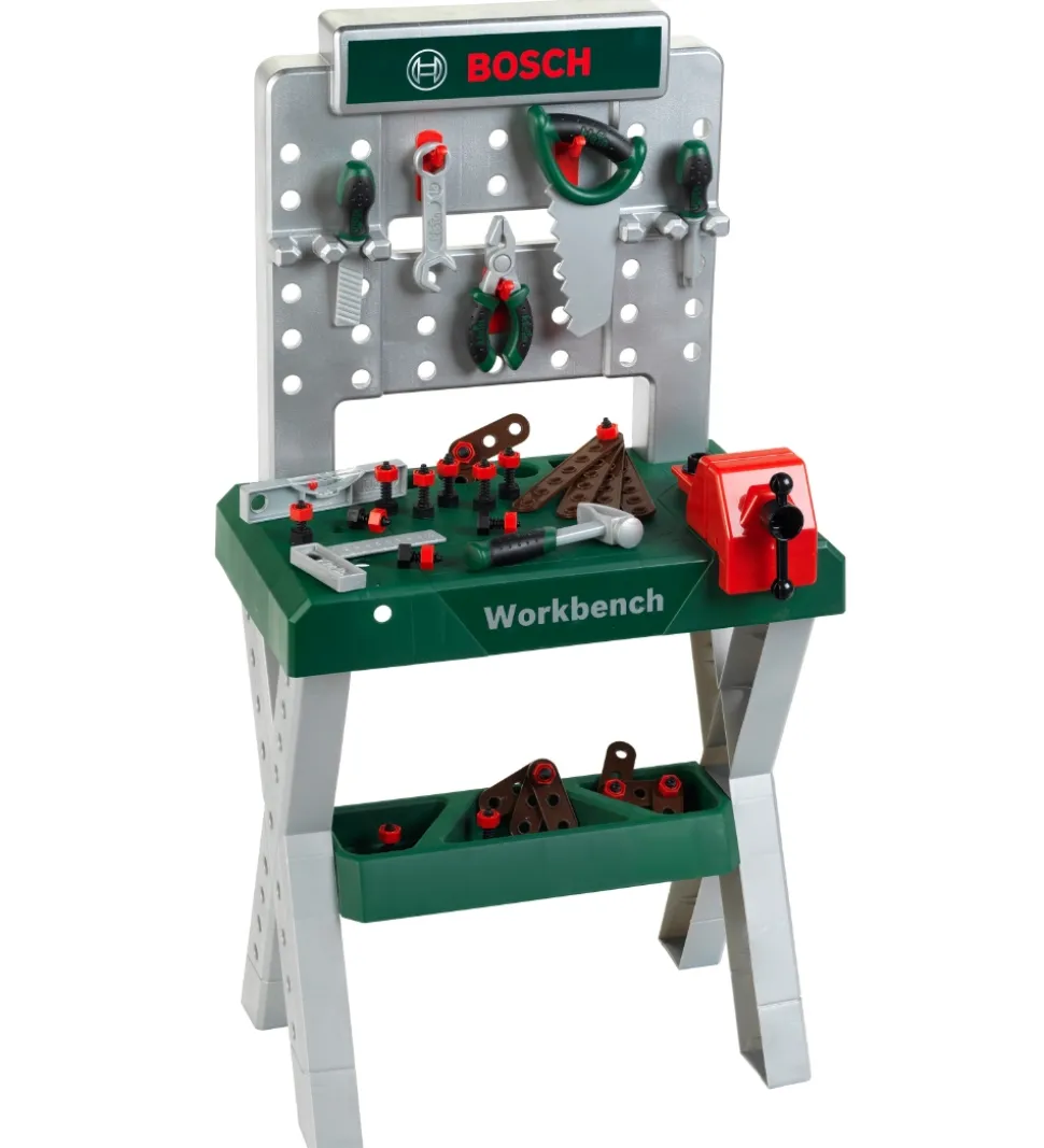Bosch Mini Arbejdsbænk - Legetøj - Mørkegrøn/Sølv