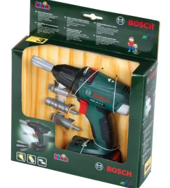 Bosch Mini Stor Skruemaskine m. Lys/Lyd - Legetøj - Grøn