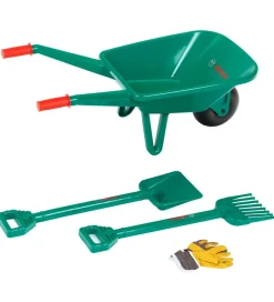 Bosch Mini Trillebør m. Tilbehør - Legetøj - Grøn