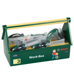 Bosch Mini Værktøjskasse -Legetøj - 7 dele - 30cm