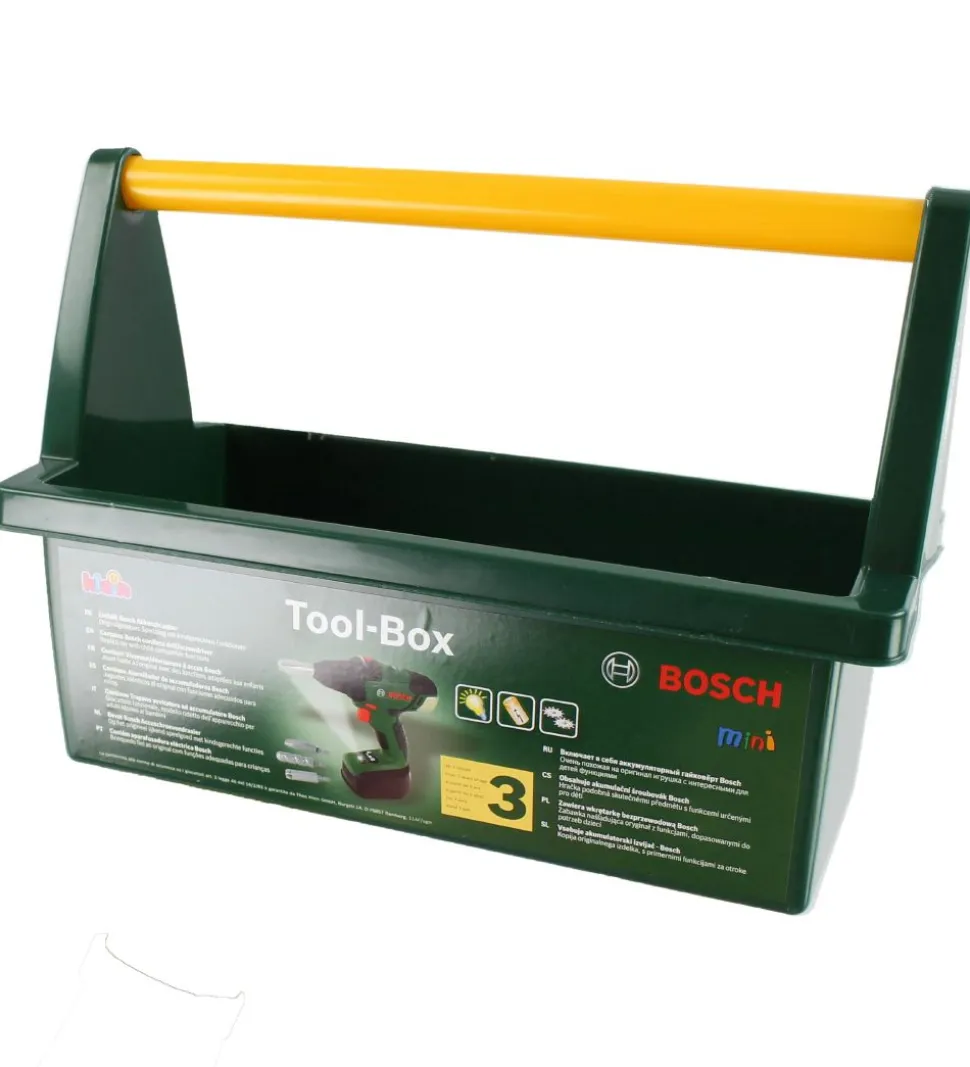 Bosch Mini Værktøjskasse m. Tilbehør - Legetøj - Mørkegrøn