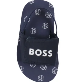 BOSS Badesandaler - Navy/Hvid