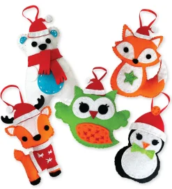 BOX CANDIY Kreasæt - Filtdyr-pynt - Totally Santa