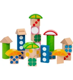 BRIO Byggeklodser m. Mønster - 25 Dele - Multifarvet 30112