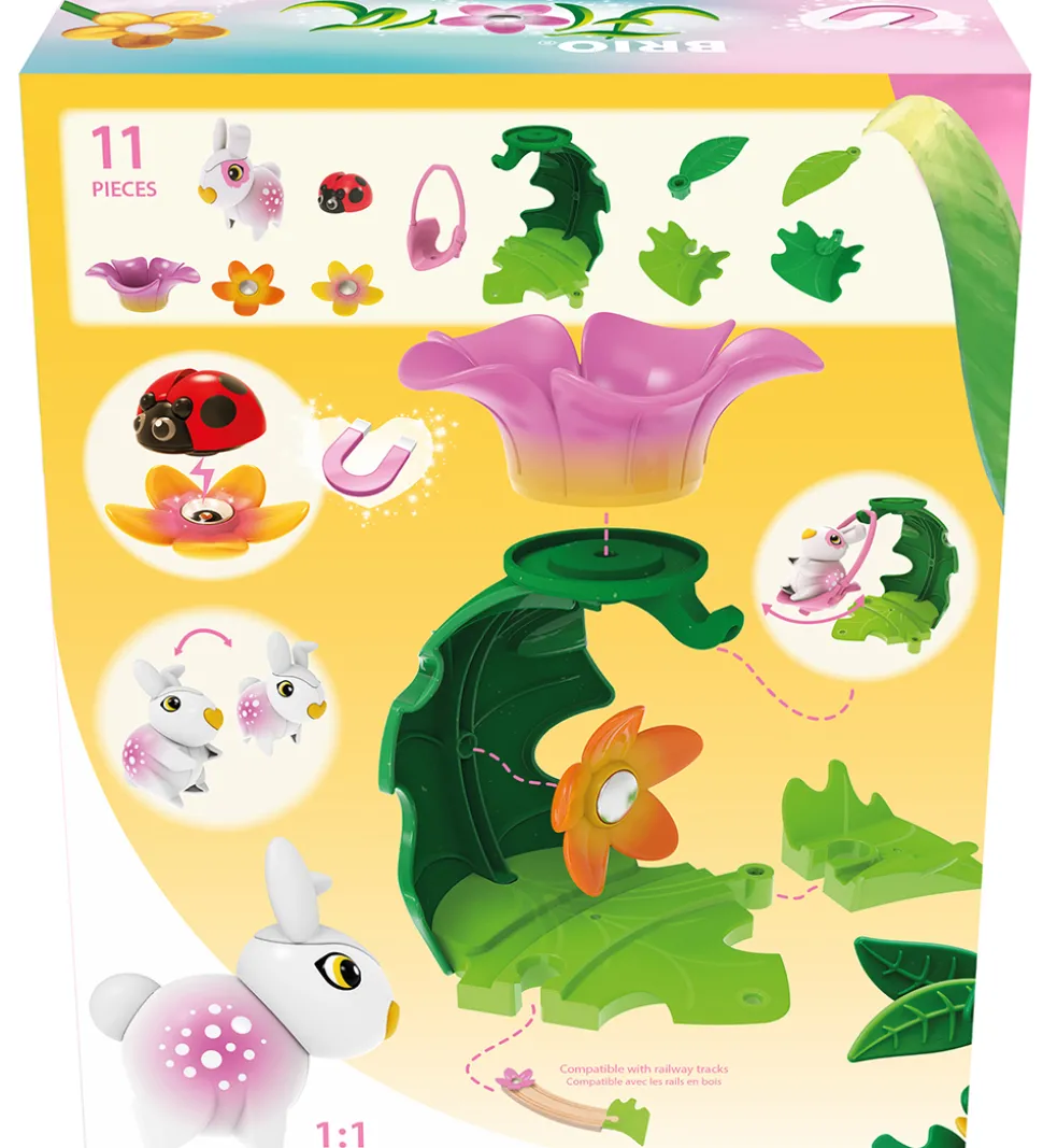 BRIO Flora Blomstergynge m. Figur - Azalea