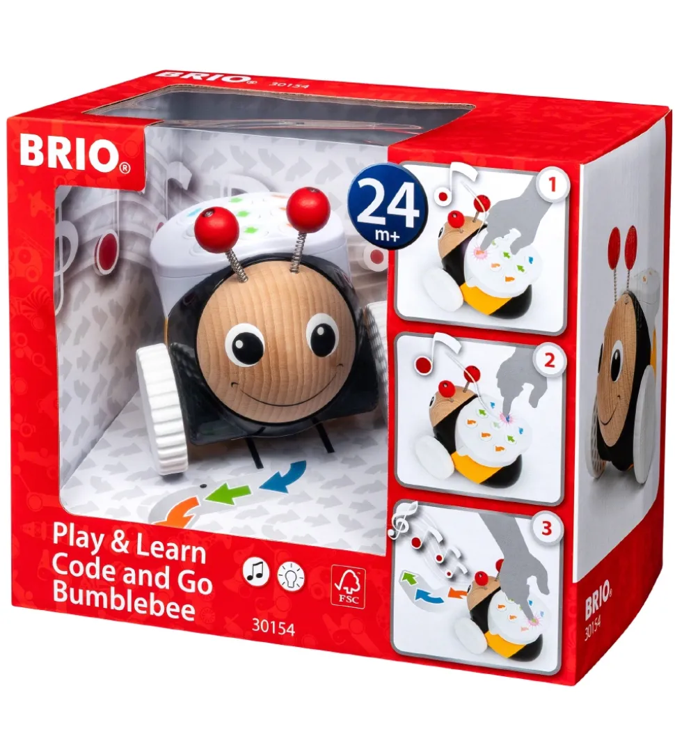 BRIO Kodelegetøj - Code & Go - Bumblebee 30154