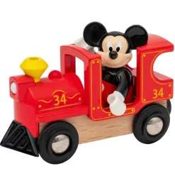 BRIO Togstation m. Mickey Mouse - 4 Dele - Lydoptager 32270