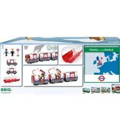 BRIO World London Undergrundstog - Batterridrevet - 36085