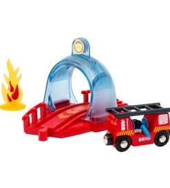 BRIO World Tunnel m. Brandtog - 4 Dele - Smart Tech Sound 33976