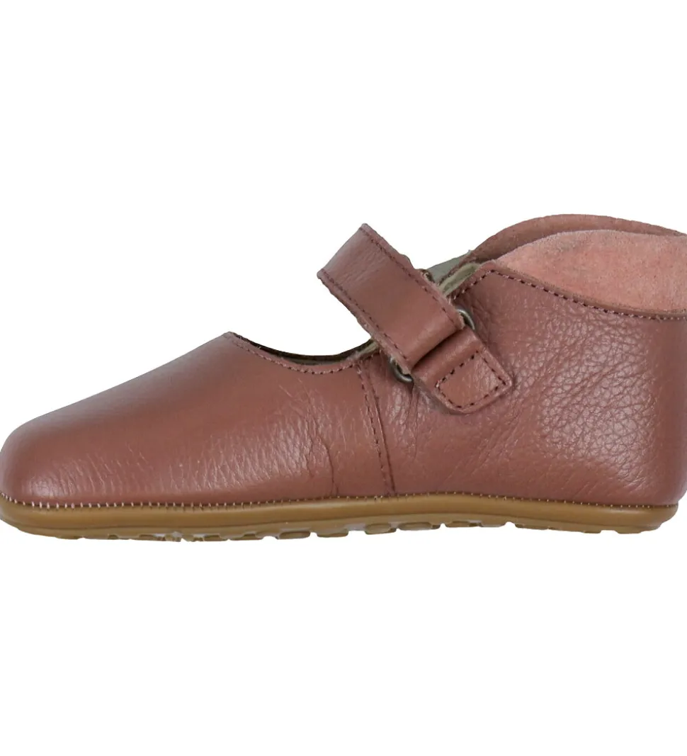 Bundgaard Ballerina Skindfutter - Wide Fit - Aya Flower - Rose