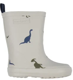 Bundgaard Gummistøvler m. For - Wide Fit - Aspen - Ivory Dino