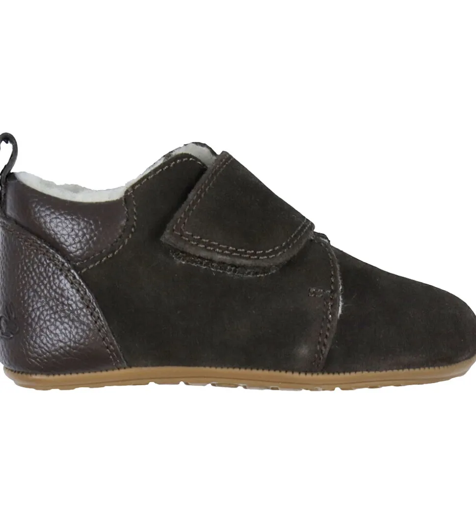 Bundgaard Hjemmesko - Wide fit - Teddy - Dark Brown