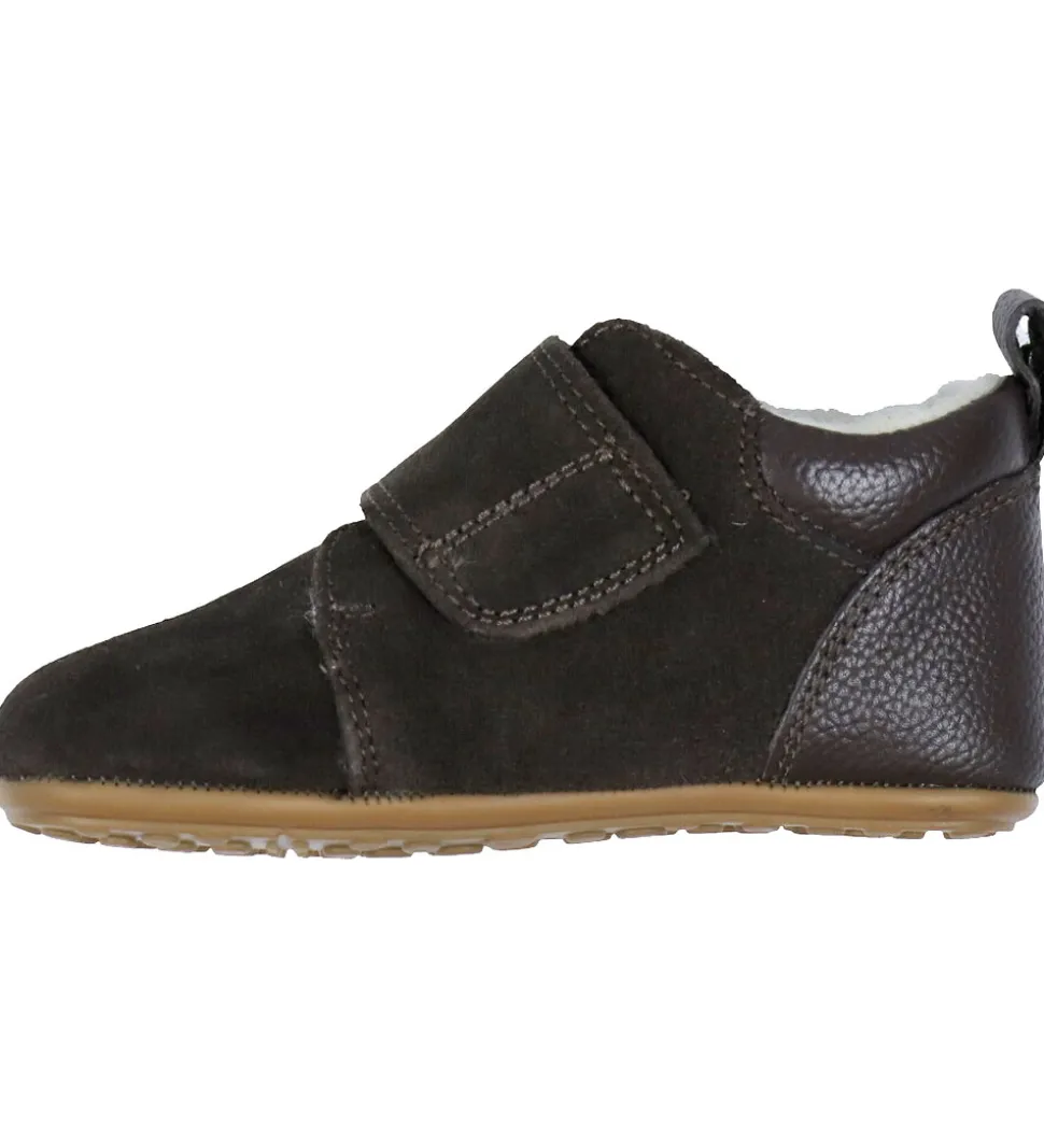 Bundgaard Hjemmesko - Wide fit - Teddy - Dark Brown