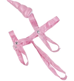 by ASTRUP Enhjørninghorn og Grime Til Kæpheste - Pink m. Glimmer