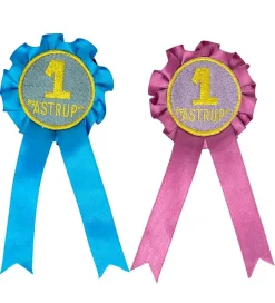 by ASTRUP Rosetter til Kæphest - 2-Pak - Blå/Rosa