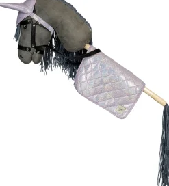 by ASTRUP Sadelunderlag Til Kæpheste - Lilla m. Glimmer