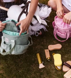 by ASTRUP Strigletaske Til Kæpheste - Fløjl - Grøn