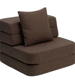 by KlipKlap Foldesofa - 3 Fold Single - 70 cm - Brown/Sand