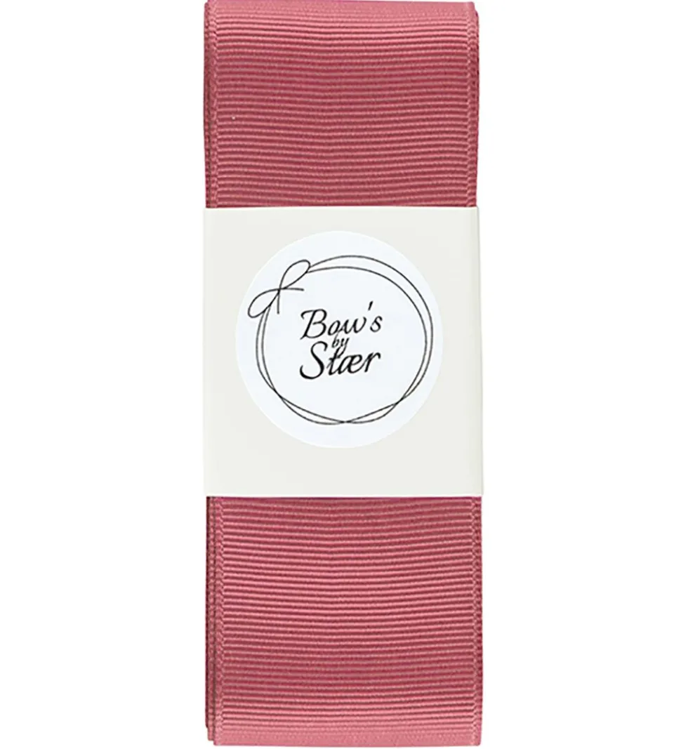 By Stær Dåbsbånd m. Sløjfe - Dusty berry