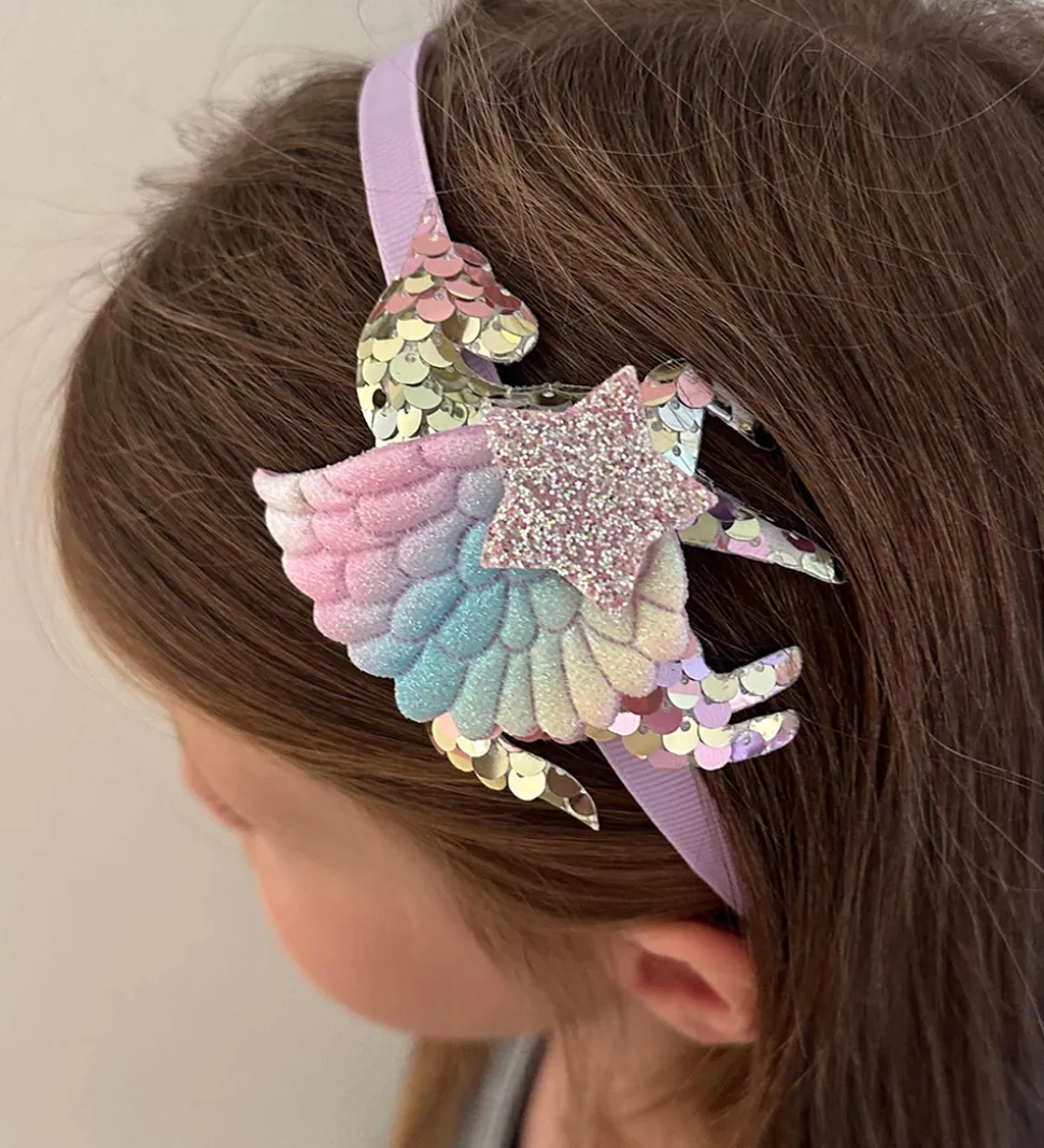 By Stær Hårbøjle - Enhjørning - Lilla