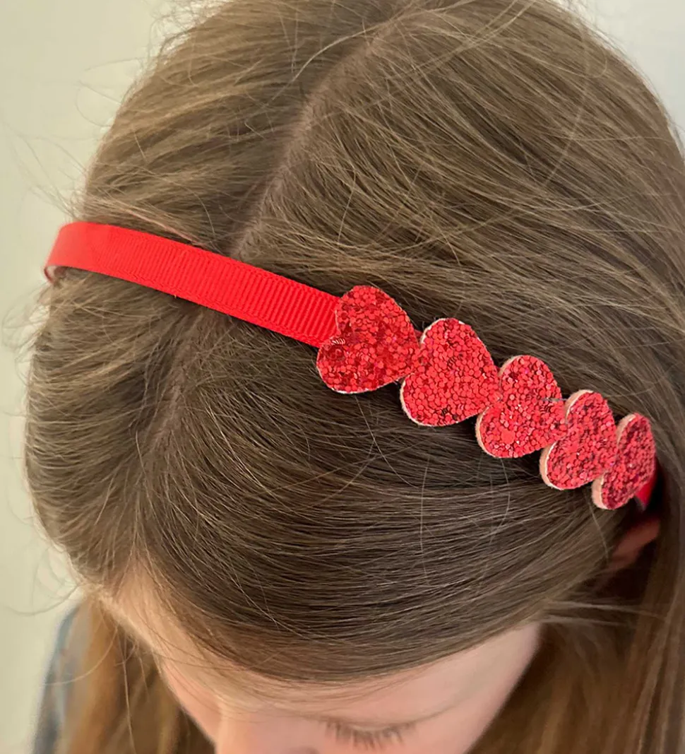 By Stær Hårbøjle - Hjerte - Rød